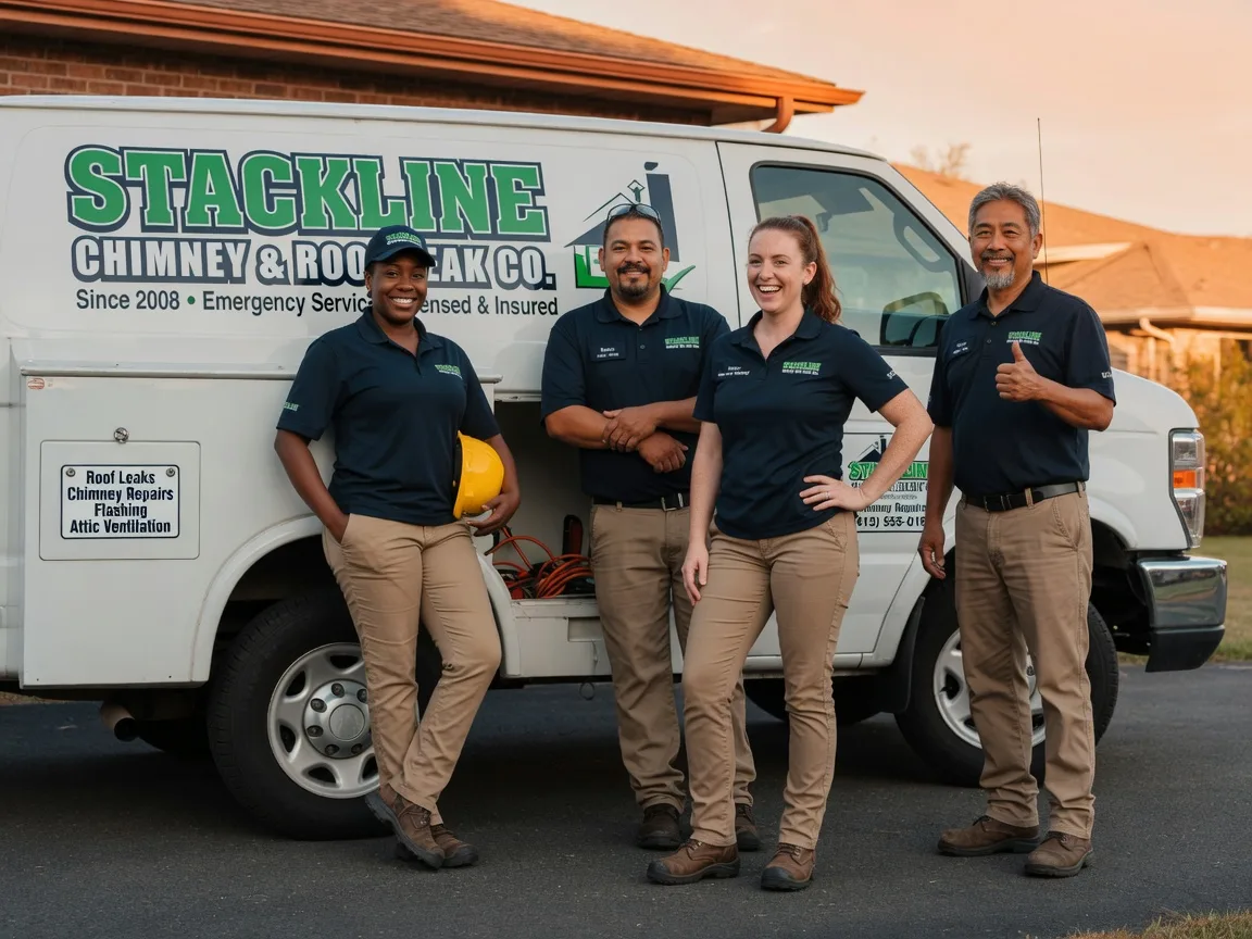 Chimney flashing repair company in Becker, MN